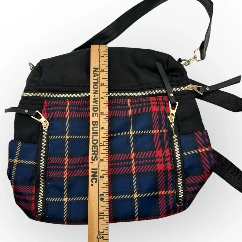 Ella & Elly‎ Tartan Plaid Shoulder Backpack Bag New Scotland Academia Preppy